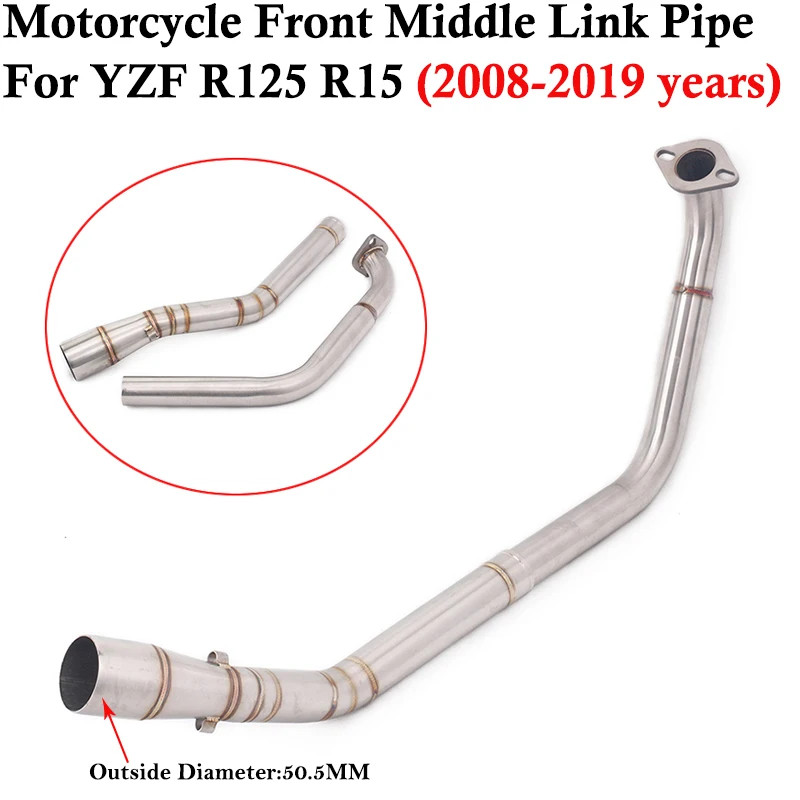 For YAMAHA YZF-R15 YZF R15 V3 R125 MT15 MT-15 2008 - 2019 Motorcycle Exhaust System Moto Escape Muf