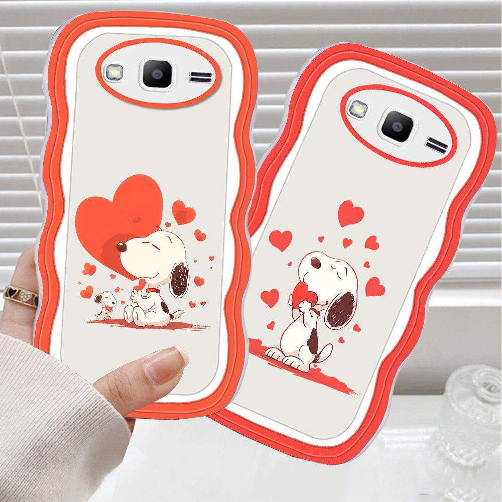 CA1 Snoopy Love Casing สําหรับ Samsung J6 J3 J7 J5 J4 2017 2015 2016 J2 Prime Pro Plus TPU เคสโทรศัพ