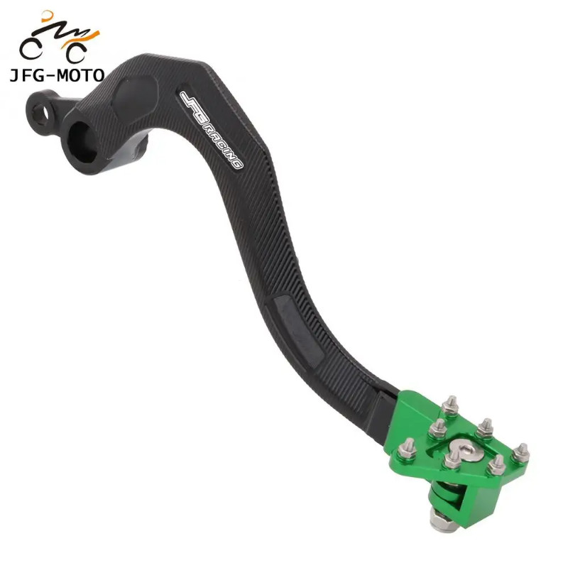 Motorcycle Aluminum CNC Foot Brake Pedal For KAWASAKI KX250F KXF250 KXF 250 2006-2018 KX250 KX 250