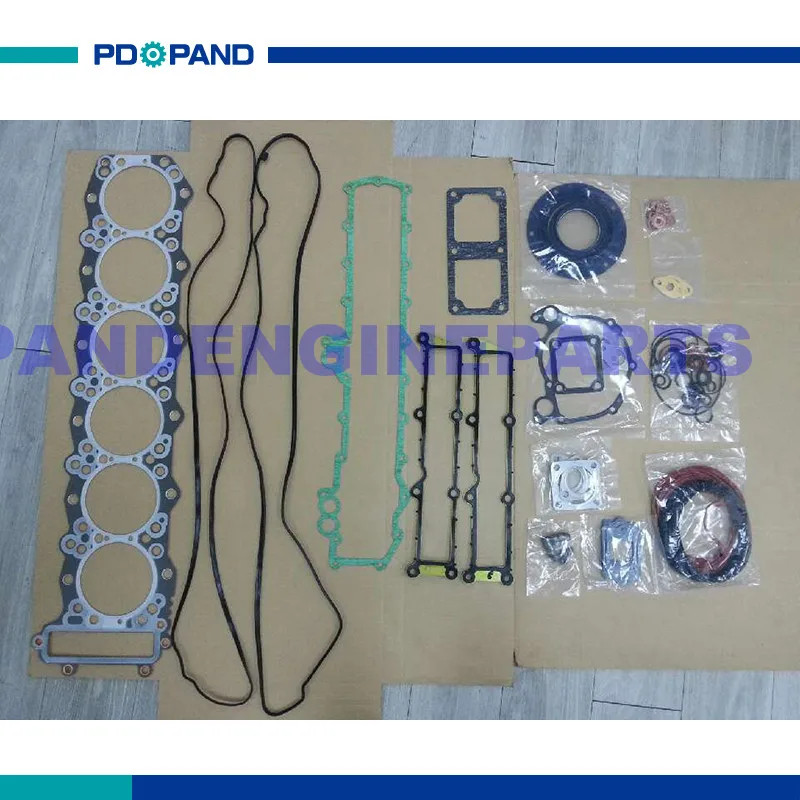 6M60 6M61 Full Overall Engine Repair Kit  Rebuilding gasket set ME993467 ME994737 For Mitsubishi HE