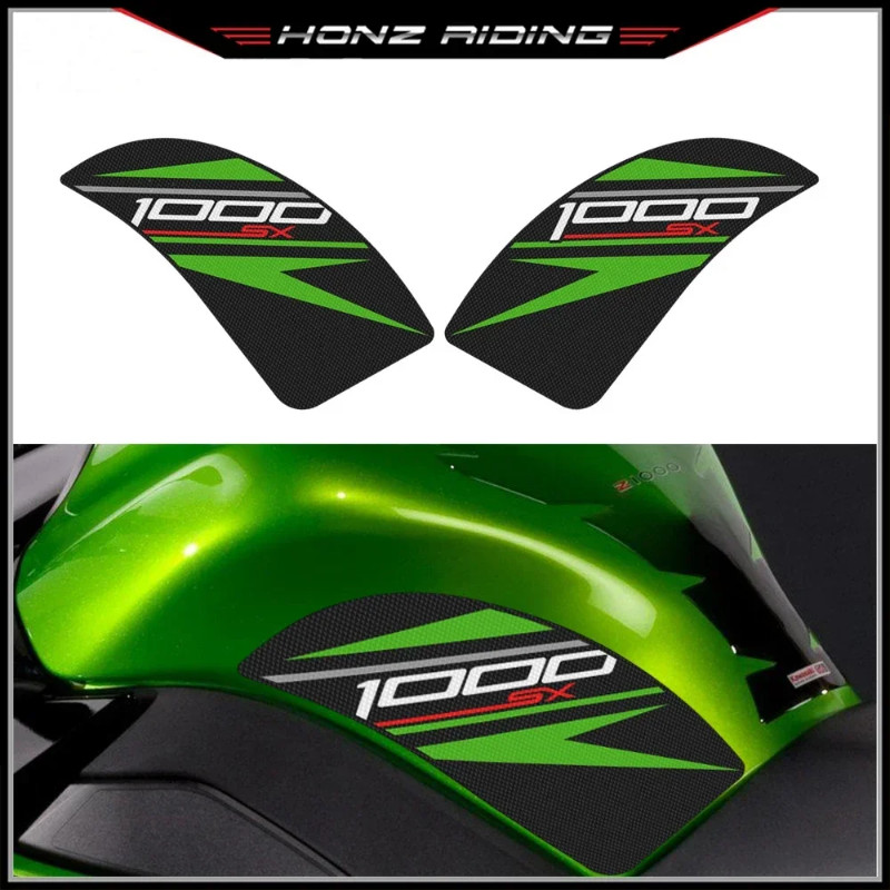 For Kawasaki Z1000SX 2011-2022 Z1000SX ABS 2011-2016 Sticker Motorcycle Side Tank Pad Protection Kn