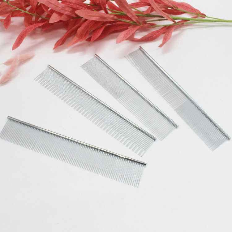 Taa สัตว์เลี้ยงแถวหวีสุนัขแมว Beautician เลือกหวีผมจัดแต่งทรงผมหวีอุปกรณ์ py/px/pk 19/22 ซม.