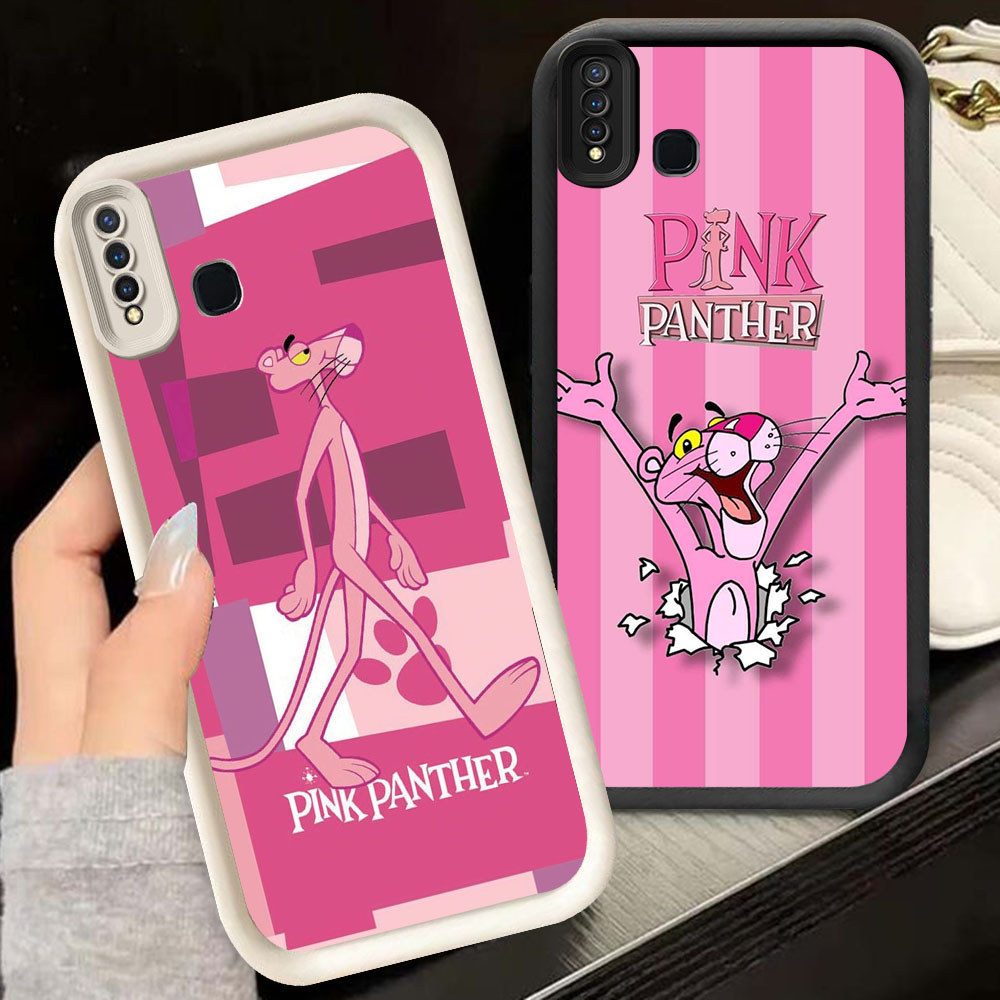 TS-86 Pink Panther เคสกันกระแทกสําหรับ VIVO Y17 Y12 Y50 Y30 Y15 Z1 Y19 V15 Pro