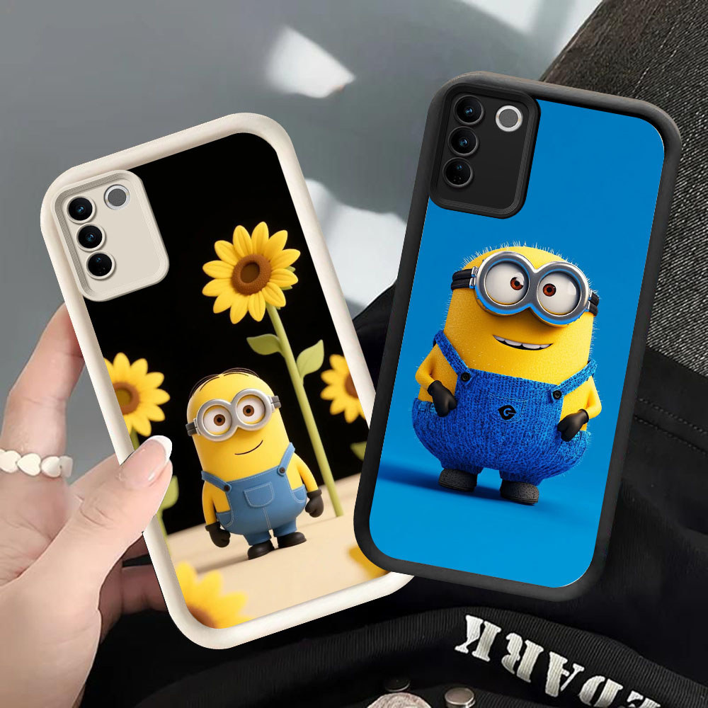 YS-73 เคสกันกระแทก Minions สําหรับ VIVO V27E V27 V29 V29E Y200e Y100 Pro