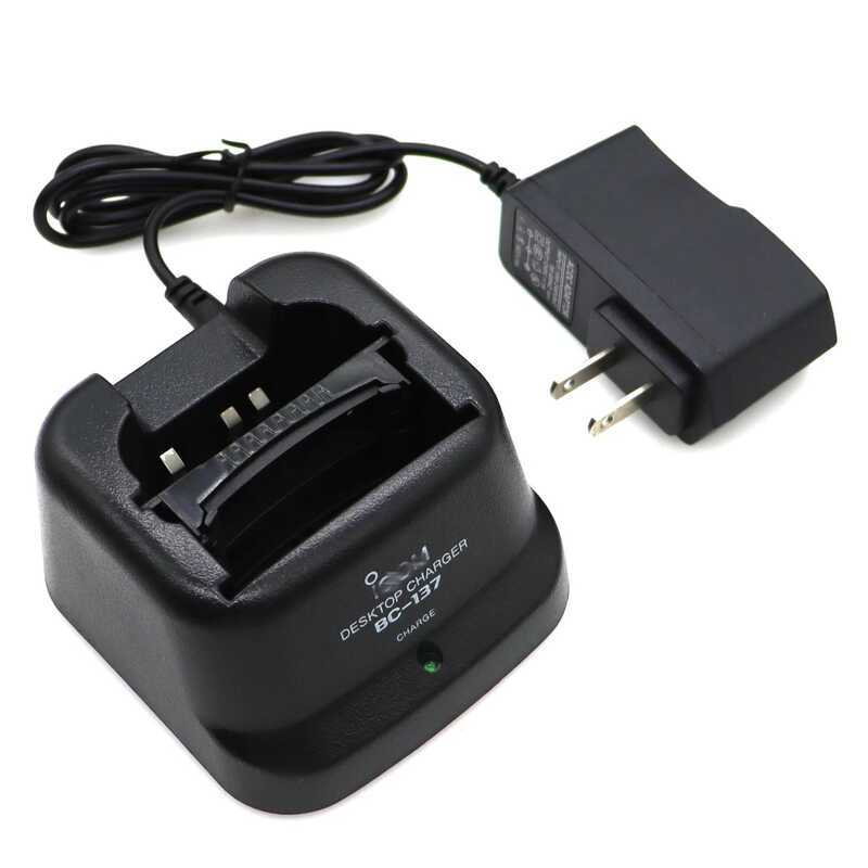 ▥ เครื่องชาร์จเร็ว Bc-137สำหรับ ICOM Bc-144N Ic-A6 Ic-A24 Ic-V8 Ic-V82 Ic-U82 Ic-F3gt Ic-F4gt I