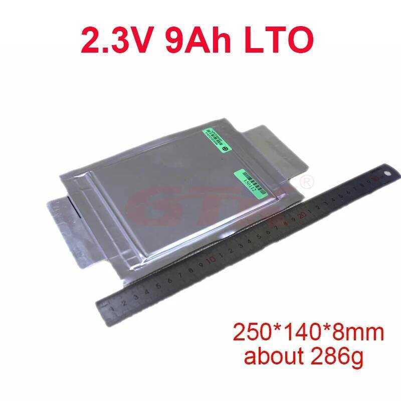 LTO แบตเตอรี่ 2023 GTK 2.3V 2.4V 9Ah 10Ah เซลล์ลิเธียมไททาเนต MGL 6c ชาร์จและคายประจุเร็วสำหรับแบตเต