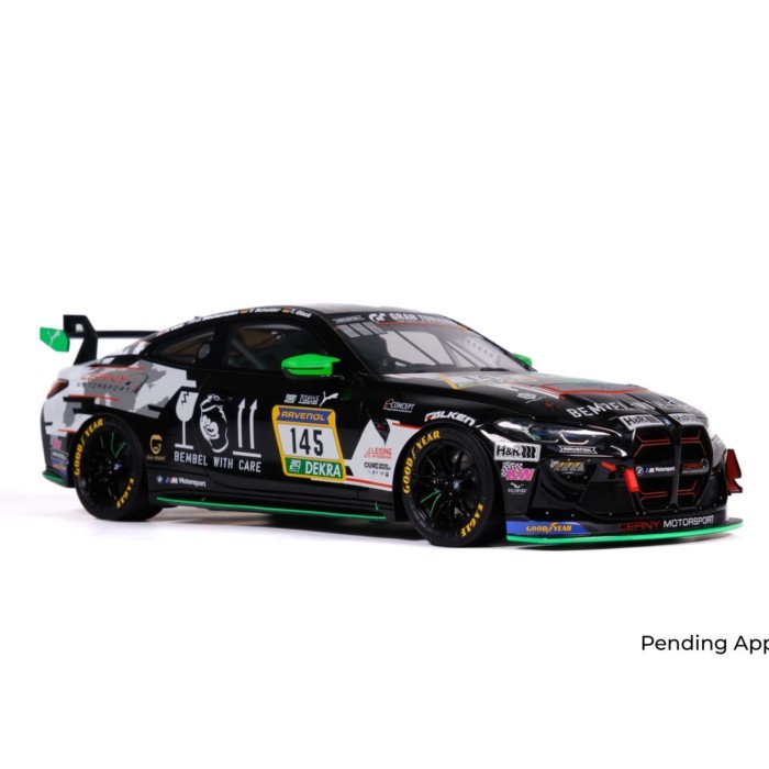 OTTO 1: 18 BMW BMW M4 GT4 2024 Race Season Endurance Race จําลองคอลเลกชันโมเดลรถเรซิ่น