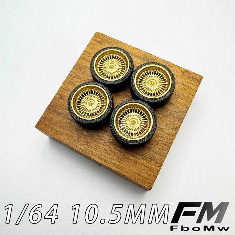 ▥ ล้อโมเดลรถ 1/6 FM รุ่นดัดแปลง S680/Vip-02/Vip-01 ขนาด 10.5 มม. ทำจากเรซิ่น ยางยางพารา เหมาะสำ