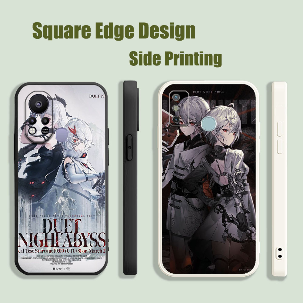 สําหรับ Samsung A12 A10 A10S A20S A03S A50 A31 A02S A11 Duet Night Abyss Test BOM16 เคสโทรศัพท์สแควร