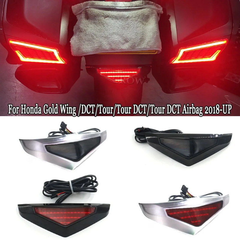 For Honda Gold Wing /DCT/Tour/Tour DCT/Tour DCT Airbag 2018-UP Motorcycle LED light plated rear fen