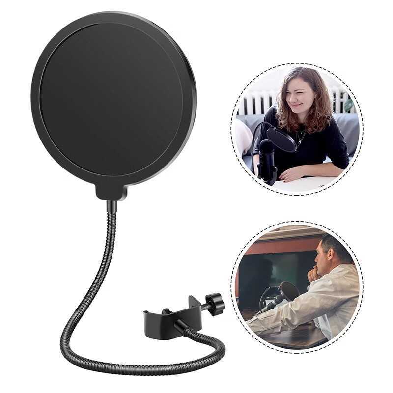 NEEWER NEEWER ไมโครโฟน Blowout Cover Recording Studio Radio Anchor K-Song Microphone Double-Layer Ne