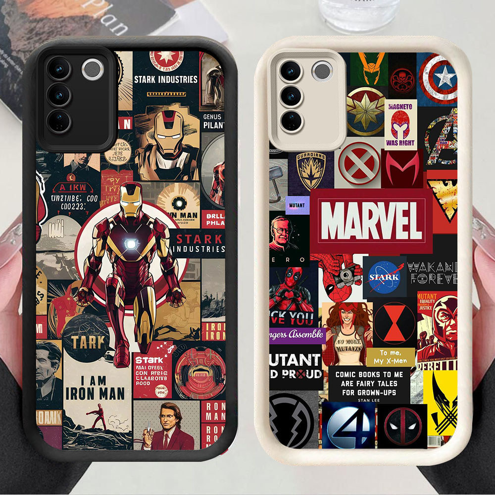 TS-73 Marvel เคสกันกระแทกสําหรับ VIVO V27E V27 V29 V29E Y200e Y100 Pro