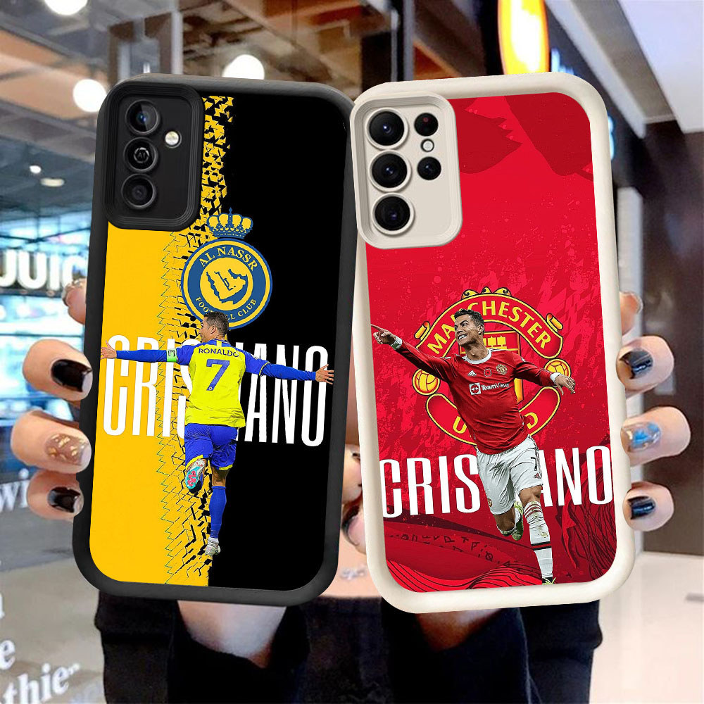 SD-37 CR7 Ronaldo เคสกันกระแทกสําหรับ Samsung A55 A54 M15 S25 S24 S21 FE Ultra