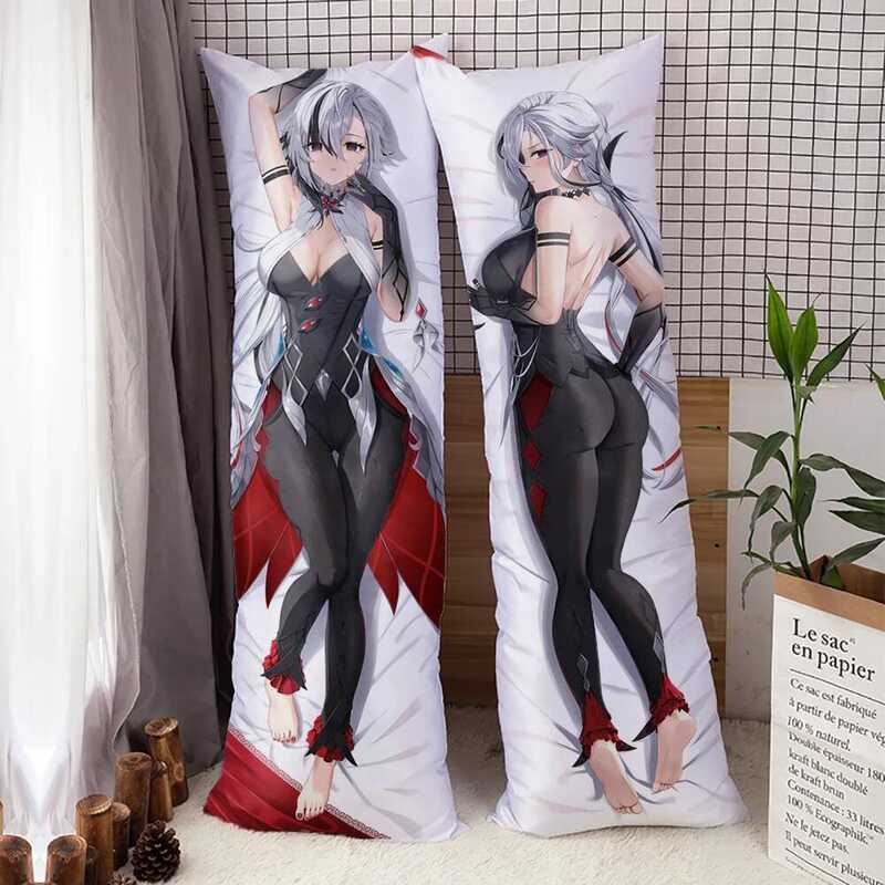ปลอกหมอน Genshin Impact Knave Arlecchino แบบ dakimakura กอดได้นุ่มสบาย