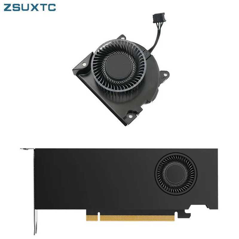 BAPC0420B2UP001 คูลเลอร์ BAPB0420B2UP001 สำหรับการ์ดจอ PNY NVIDIA Quadro RTX A2000 6GB 12GB พัดลมระบ
