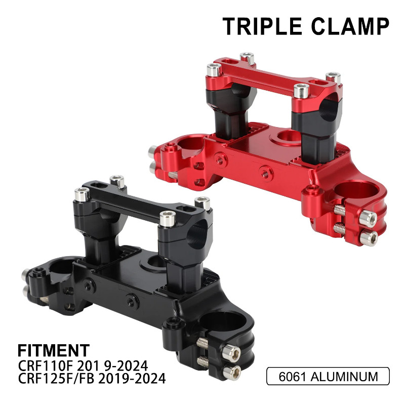 Motorcycle Triple Clamp and Bar Mount For Honda CRF110F CRF125F CRF125FB CRF 110F 125F 125FB 2019-2