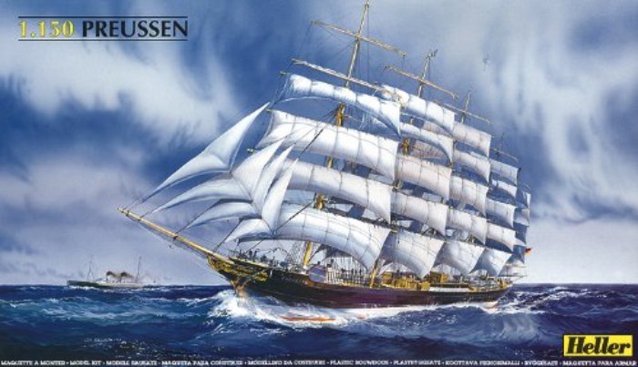 ยี่ห้อใหม่ภาษาฝรั่งเศสคํา Helen Helen 1/150 HELLER 80894 Ocean Sailboage Prussia รุ่น