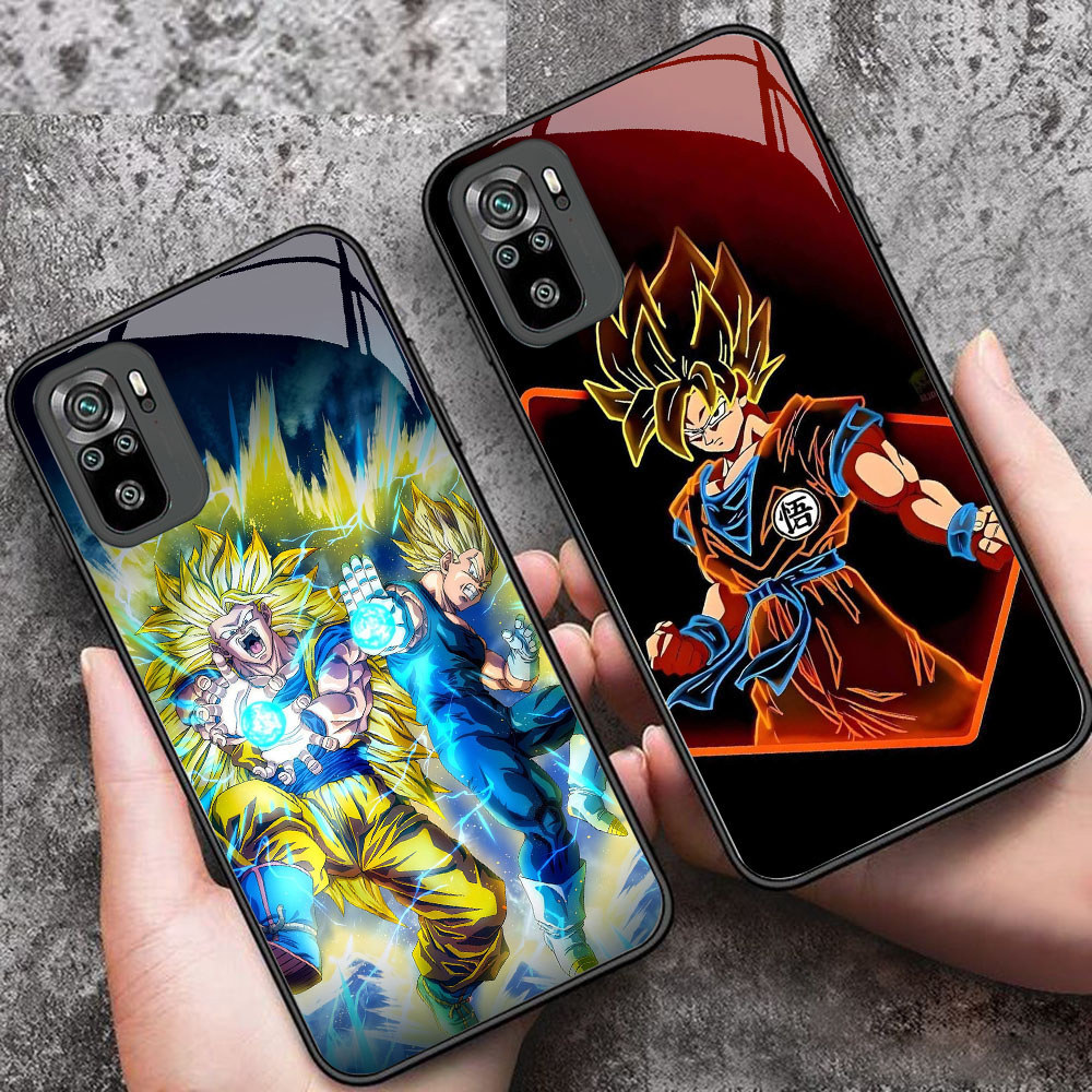 YS-90 Super Saiyan HD แก้วสําหรับ Xiaomi Redmi หมายเหตุ 10 10S 10T 11 SE 11S Poco M3 M4 M5S Pro