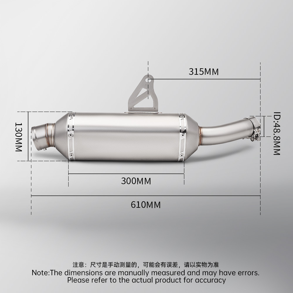 ลื่นบนหลอดสําหรับ XL750 Transalp 750 CB750 Hornet รถจักรยานยนต์ไอเสียกลาง Link ท่อ 51 มม. Escape Racing Kit ปรับเปลี่ยน ราคา ถูกที่สุด ดีลบีเคเค แกลเลอรีภาพที่ 4