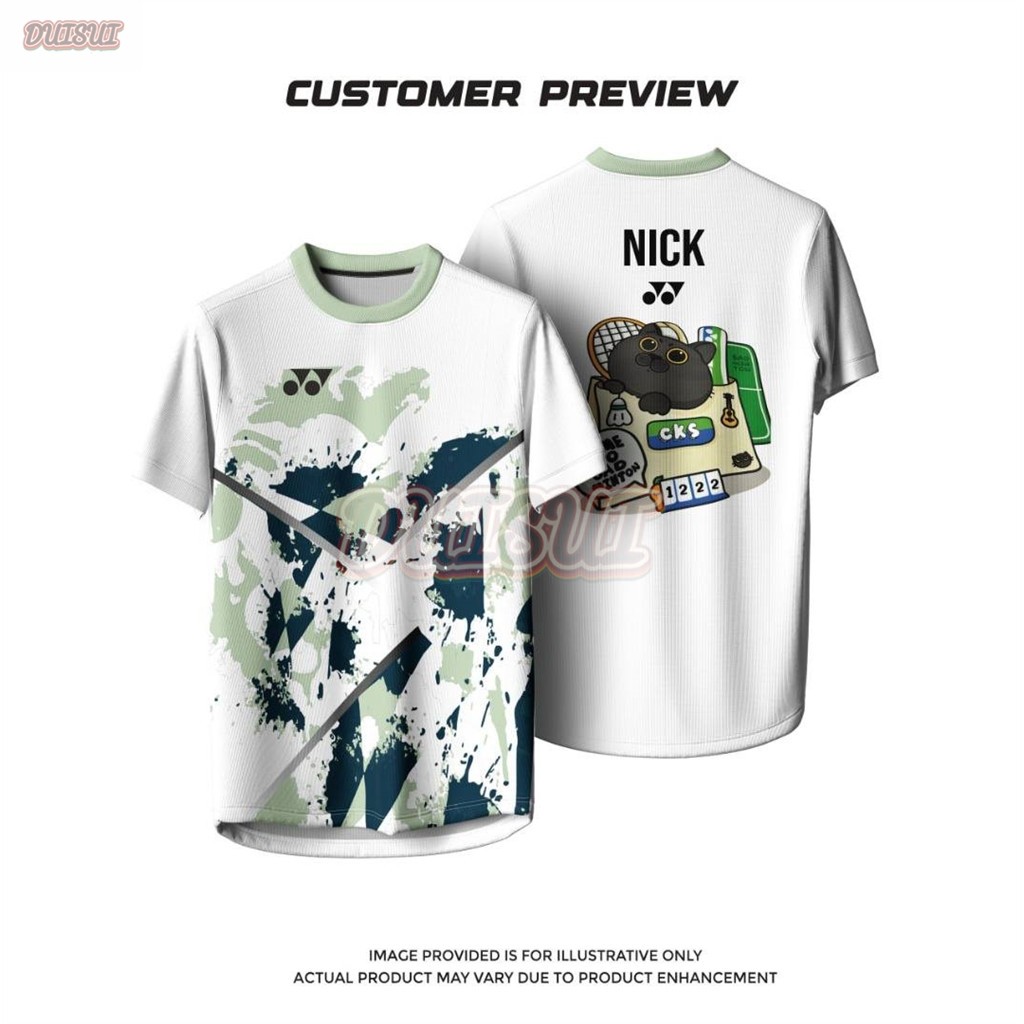 FREE CUSTOMIZATION BADMINTON JERSEY (ALL ENGLAND 2025), JERSI BADMINTON 2025 (ALL ENGLAND) 5