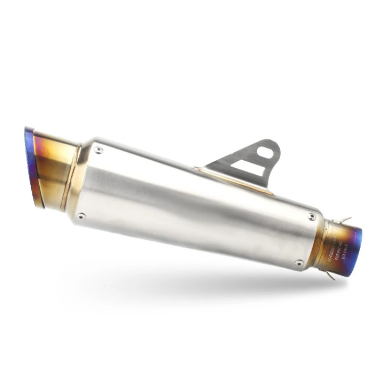Universal 51mm Motorcycle  sc Exhaust Pipe proyect Muffler Silencer for R25 Z400 GSXR250 R6 R1 Z900