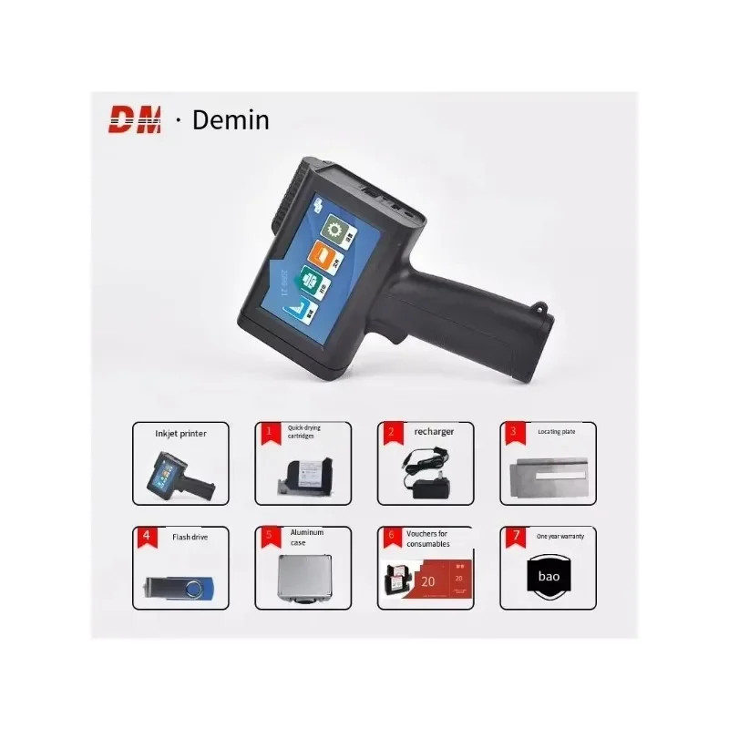 MX3 Intelligent Handheld Inkjet Printer QR Code Date Marking Machine Automatic Packaging Label Smal