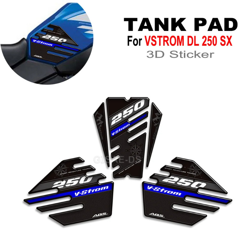 For Suzuki V-STROM VSTROM V STROM DL 250 SX 250SX Adventure Tank Pad Protector Trunk Luggage Cases