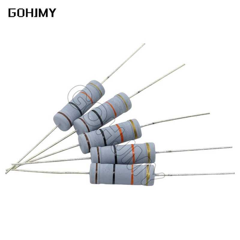 10 ตัวต้านทานฟิล์มคาร์บอน ชิ้น 5% 1R ~ 1M 2.2R 10R 22R 47R 51R 100R 150R 470R 1K 4.7K 10K 47K 10 47
