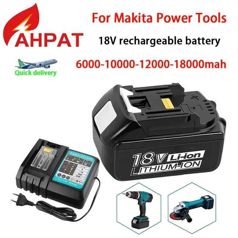 18V แบตเตอรี่ทดแทน 6-18Ah สำหรับ Makita BL1860 BL1850B BL1830 Series