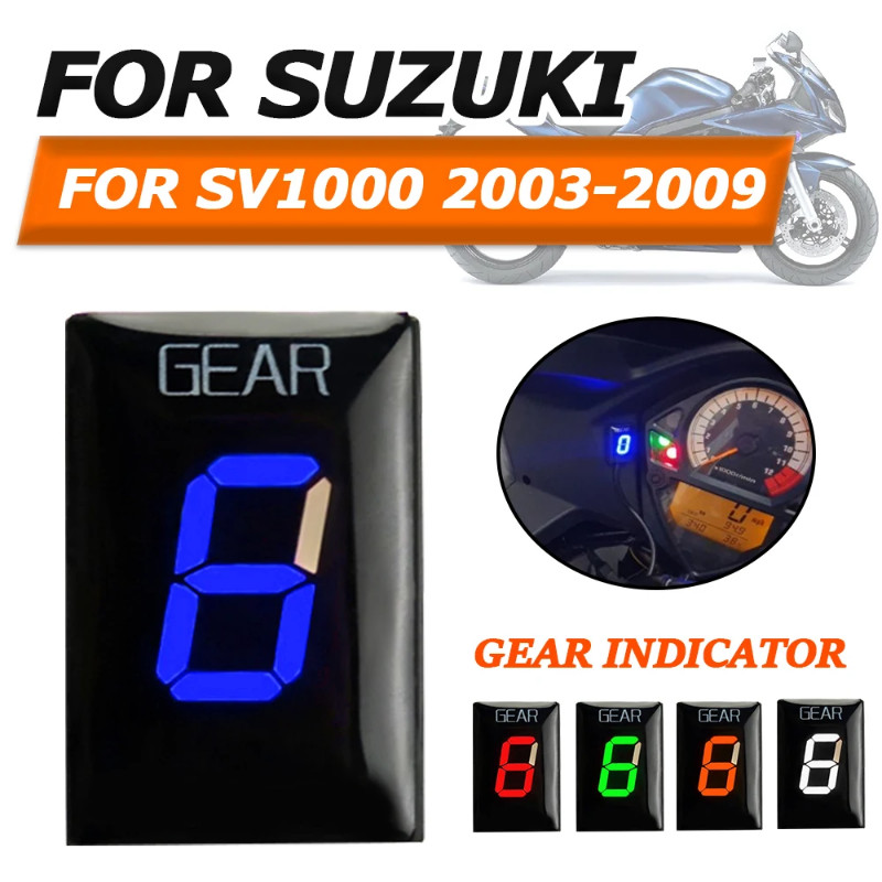 For Suzuki SV1000 S SV 1000 N SV1000S SV1000N SV 1000S 1000N Motorcycle Accessories Gear Indicator