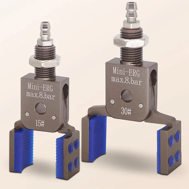 Mini-ERG MINI gripper clamp Flexible silicone pad pneumatic clamping claw injection molding machine