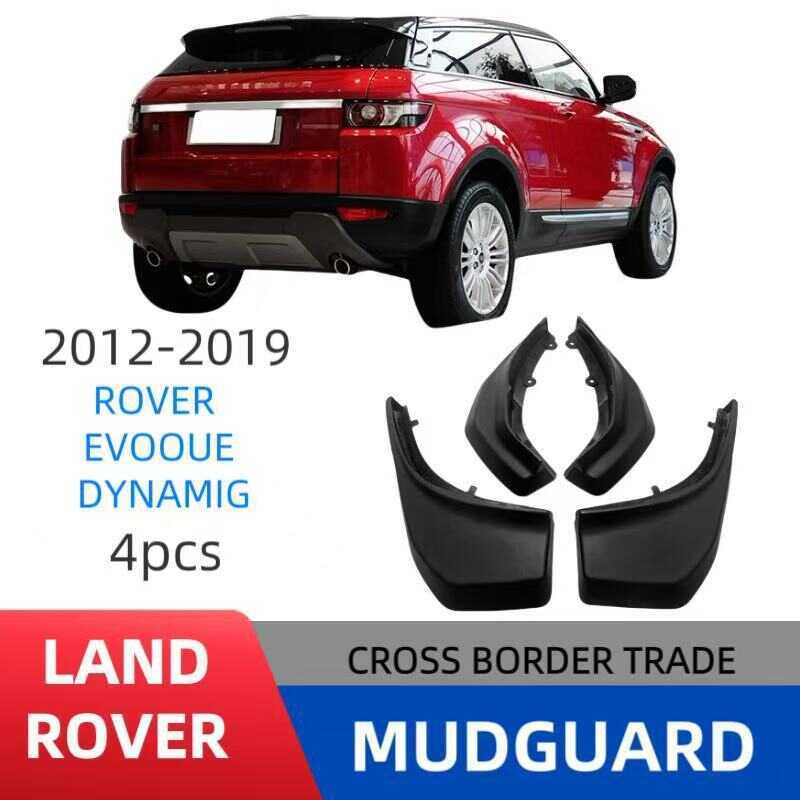 เหมาะสําหรับ Rover Evoque Dynamic 2012-2021 Ultra Lower Red Red Red Red Mud Flaps & Splash Guards