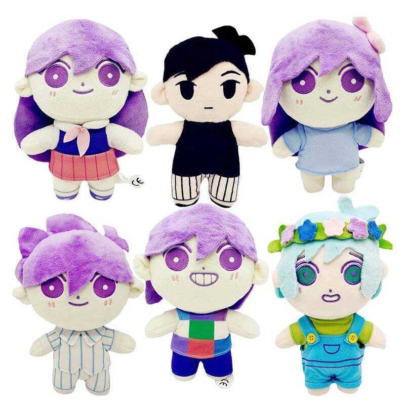 C Omori Plush Doll Toy S Basil Aubrey Mari Hero Stuffed Pillow Game Character Plushie Figure Gifts