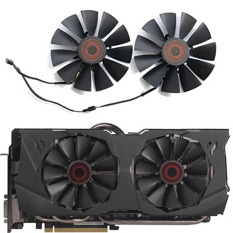 FD10015H12S 95MM 0.55A 5Pin GTX980 คูลเลอร์สำหรับการ์ดจอ ASUS STRIX GTX 970 980 780 TI R9 380 พัดลมร