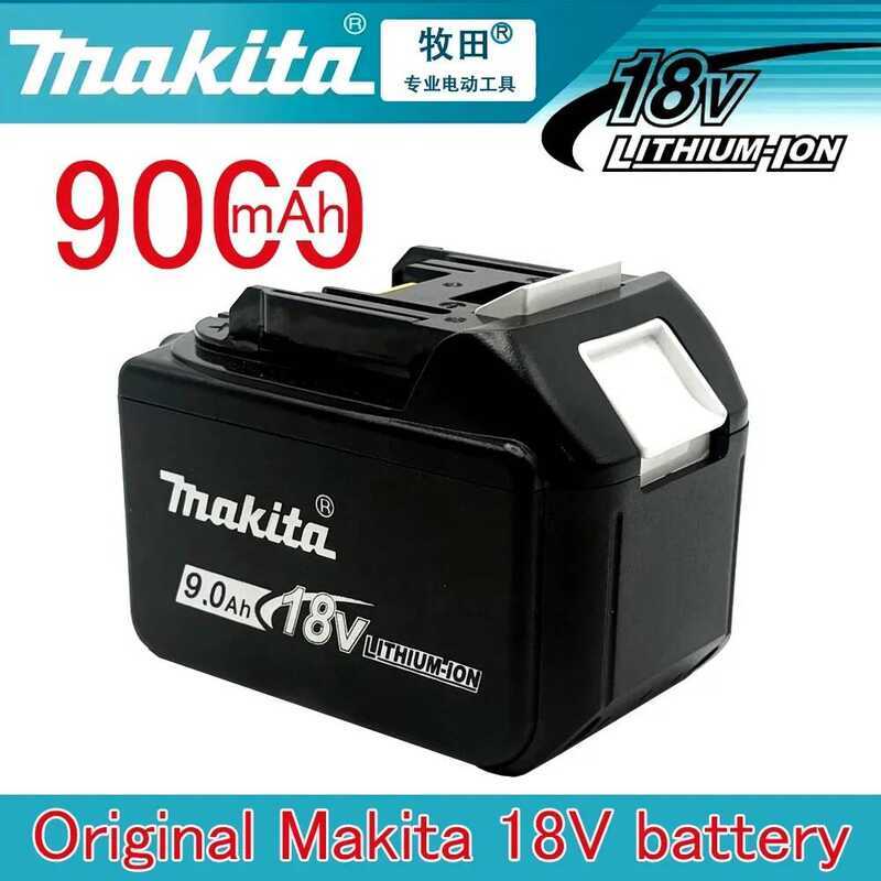 BL1850 แบตเตอรี่แท้ makita 18v 9ah แบตเตอรี่เครื่องมือ bl1830 bl1860 bl1850B ที่เข้ากันได้กับ Makita