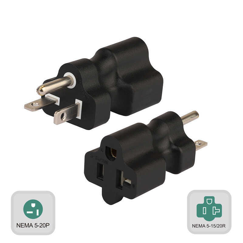 5-20P ถึง 5-15/20R ตัวแปลงปลั๊กมาตรฐานอเมริกัน NEMA ปลั๊กอเมริกันปลั๊กมาตรฐานอเมริกัน