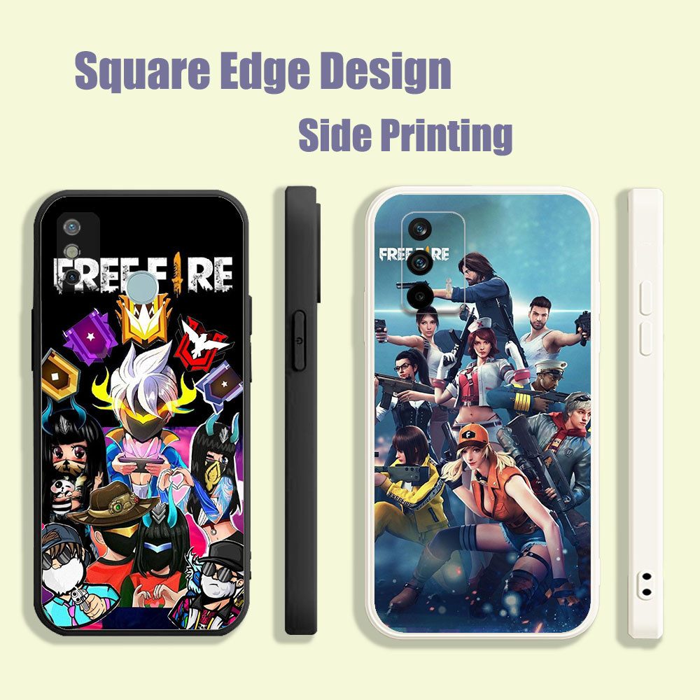 ปลอกสําหรับ Huawei Y9 Prime 2019 Y6 Y6s P40 P30 Lite Garena Free Fire เครื่องเล่นเกม BOP08 เคสโทรศัพ