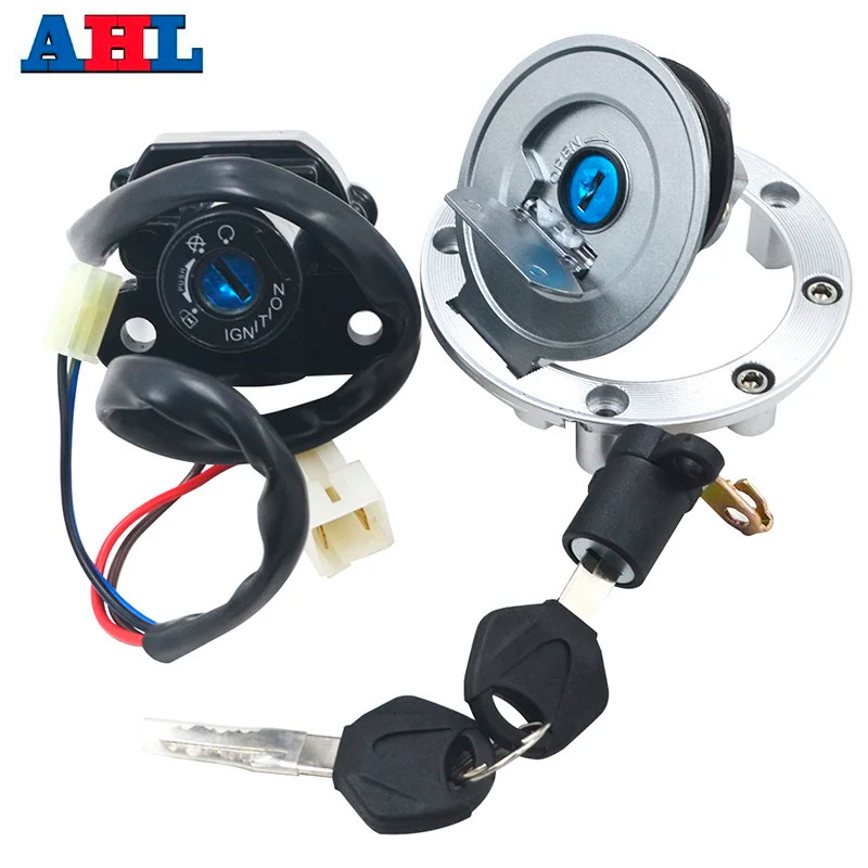 Motorcycle Ignition Switch Lock Fuel gas Tank Cap Cover Handle Lock For YAMAHA MT03 FZ09 MT09 FZ6 X