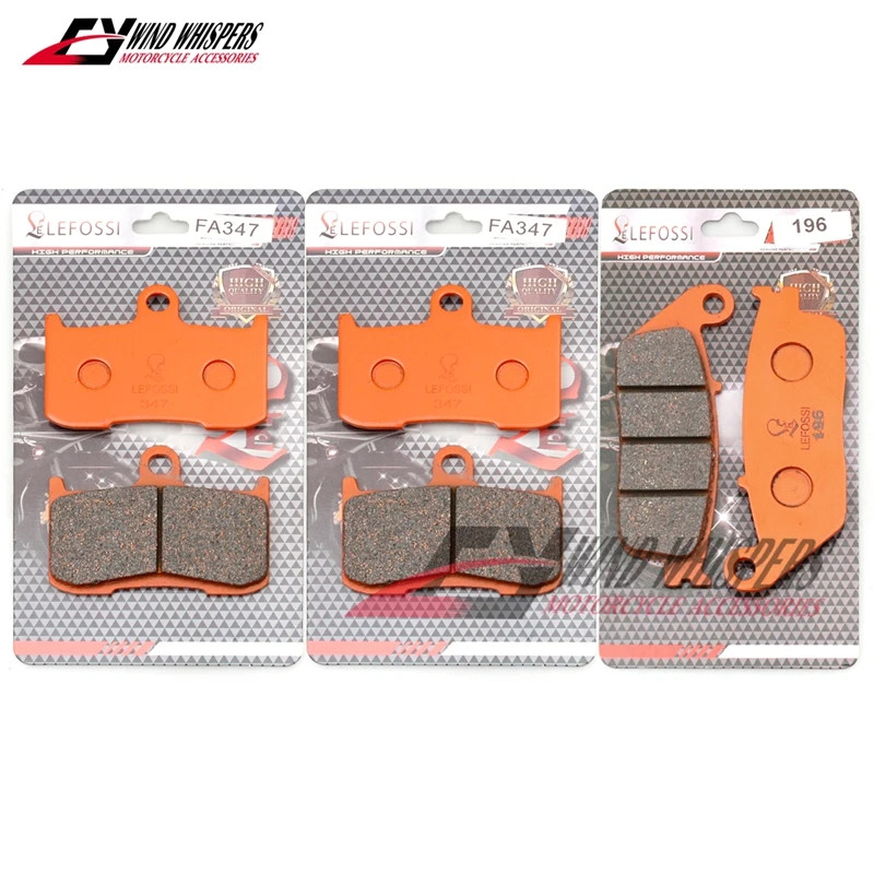 Front Rear Brake Pads For VICTORY Cory Ness Jackpot Cross Country Roads Touring 8-Ball Hammer S Har