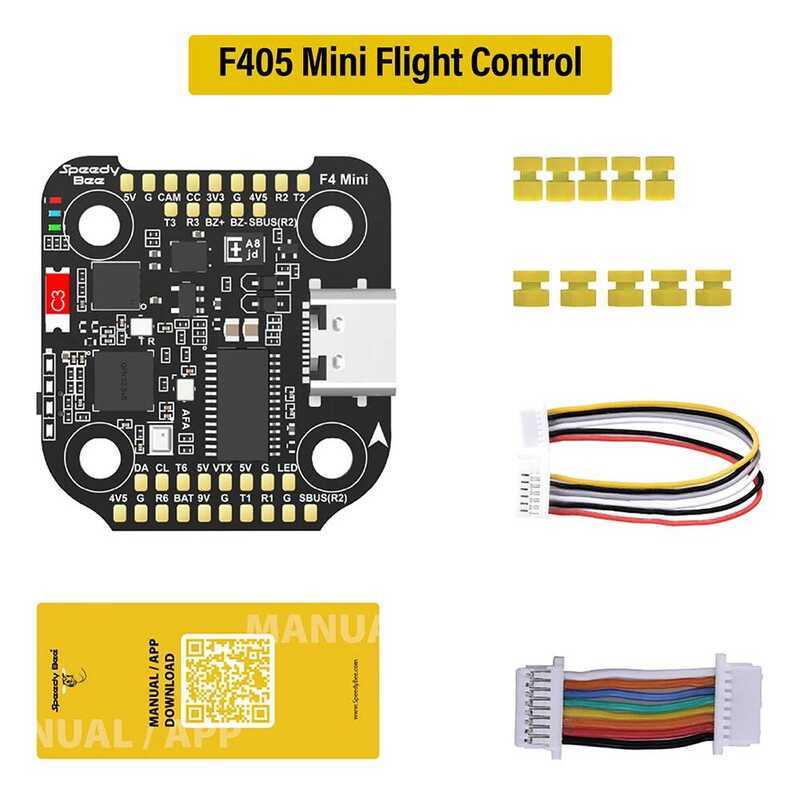 ▥ Speedybee F405 มินิสแต็คบินควบคุม FC BLS 35A V2 3-6S 20X20 4-in-1