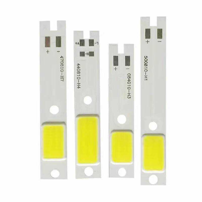LED ชิป C6 DC9-12V สำหรับรถยนต์ ไฟหน้าใกล้/สูง H1 H3 H4 H7 COB 15W 30W 100LM/W 5 ชิ้น