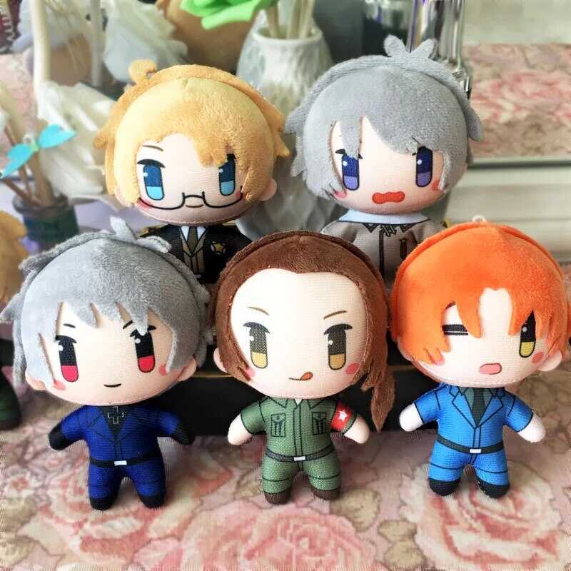 C HOT Anime Axis Powers Hetalia Yao Wang Gilbert Arthur Alfred Feliciano Cosplay Cute Plush Dolls T