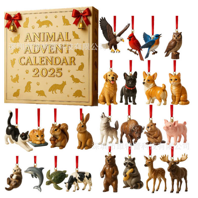 สินค้าใหม่ 2025 Animal Advent Calendar 2025 Animal Advent Calendar Box