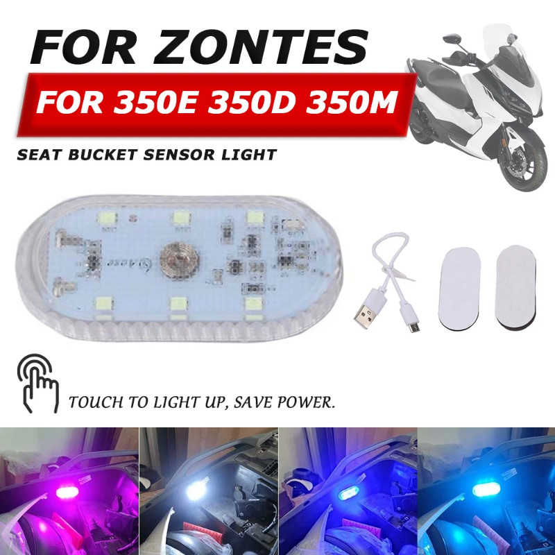 For Zontes 350E 350D 350M E350 D350 ZT 350 E ZT350 D M Motorcycle Accessories Seat Bucket Touch Sen