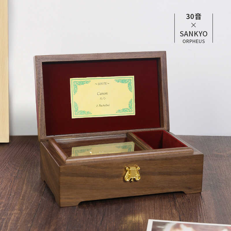 Sankyo30 Tone Japan ORPHEUS นําเข้าการเคลื่อนไหวกล่องดนตรีของขวัญวันเกิดสร้างสรรค์สําหรับแฟนเพลงฟาง