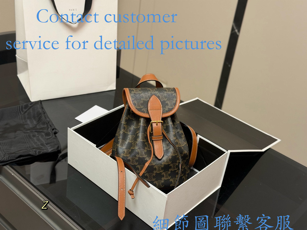 กระเป๋าเป้สะพายหลังแฟชั่น พร้อมกล่องพับขนาด 18 x 20 ซม. ทำจากหนังวัว สำหรับพร็อพมินิ