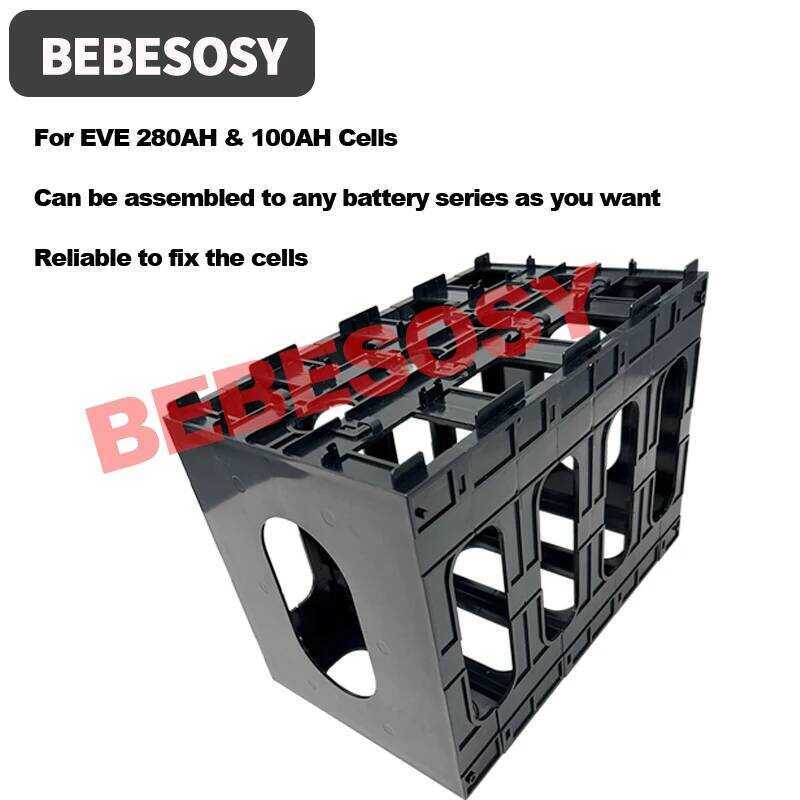 EVE โครงสำหรับ LF280 LF100 เซลล์ LiFePo4 280AH 100AH ฝาครอบป้องกันการลุกไหม้ ที่ยึดแบตเตอรี่ ที่ยึดเ