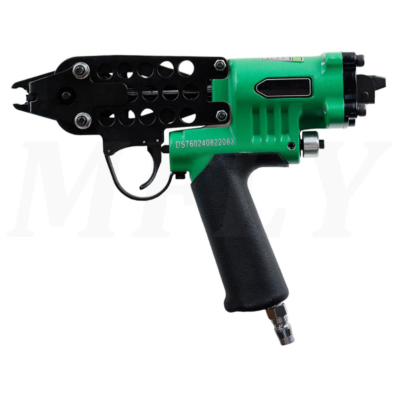 C-760 Pneumatic Hog Ring Gun 3.0mm to 4.0mm Closing Diameter 1/2-Inch Crown Hog Ring Staples C Ring