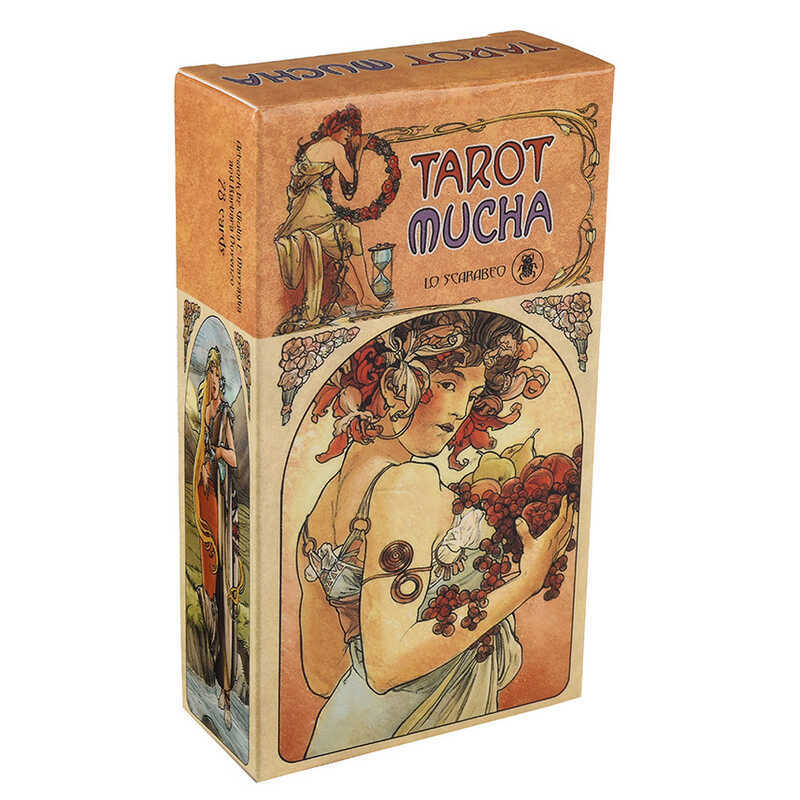 Mucha Tarot Mucha Tarot เกมกระดานเวอร์ชันภาษาอังกฤษการ์ด