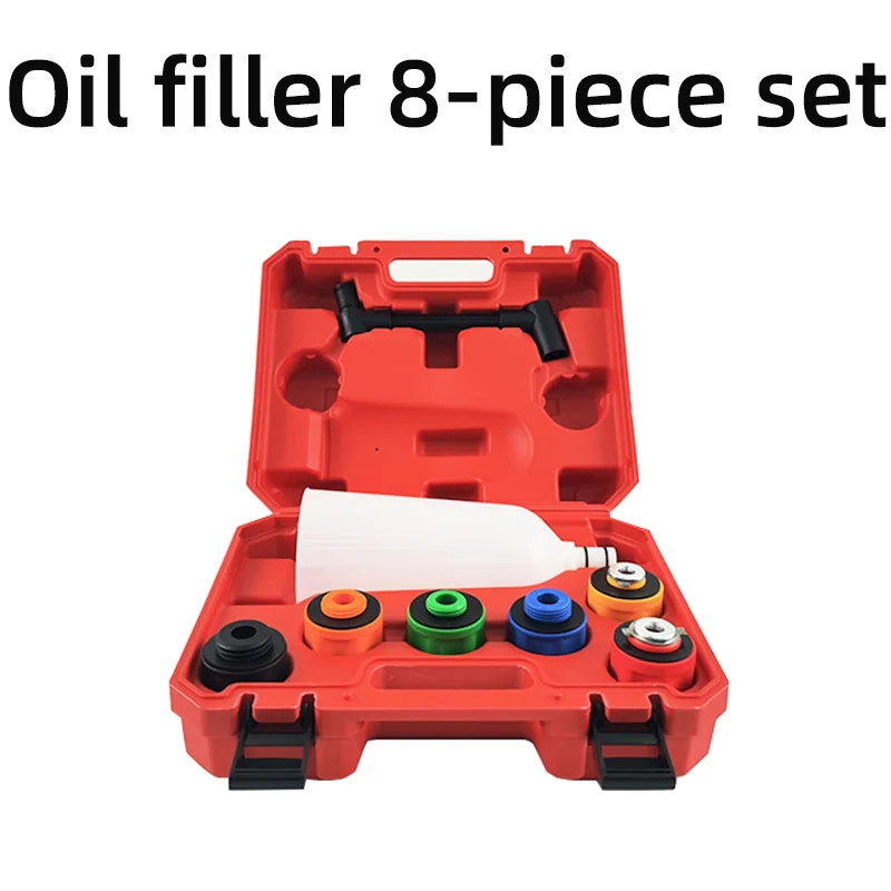 8-piece engine oil refill kit Automotive Refill Engine oil funnel Anti-spill filter for Volkswagen